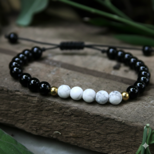 pulsera masculina onix howlite